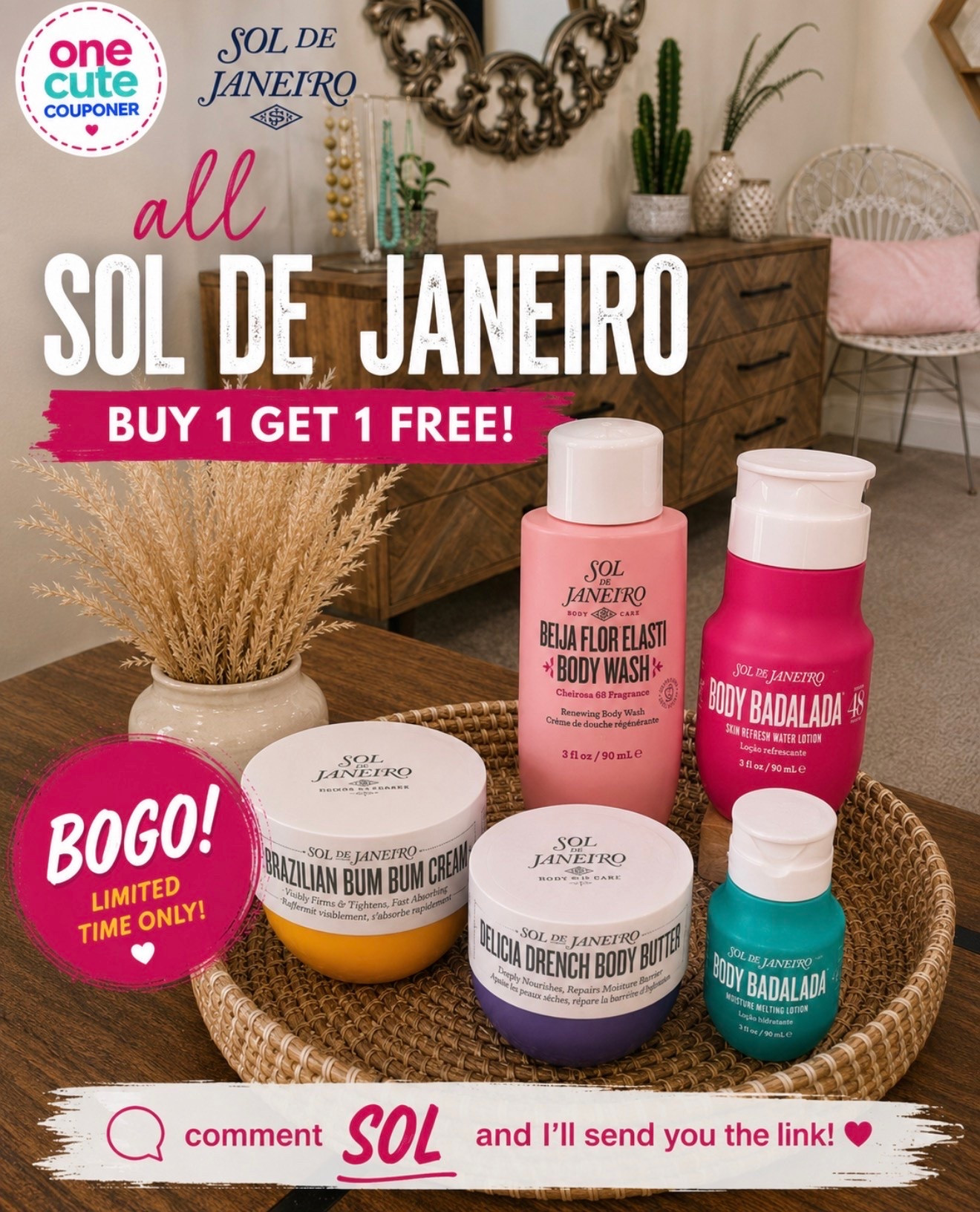 We love a good BOGO! Right now all SOL De Janeiro body care is Buy 1 Get 1 FREE 🙌🏽🌴

#LTKSaleAlert