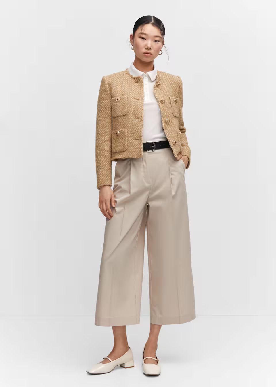 Pocket tweed jacket -  Women | Mango USA | MANGO (US)