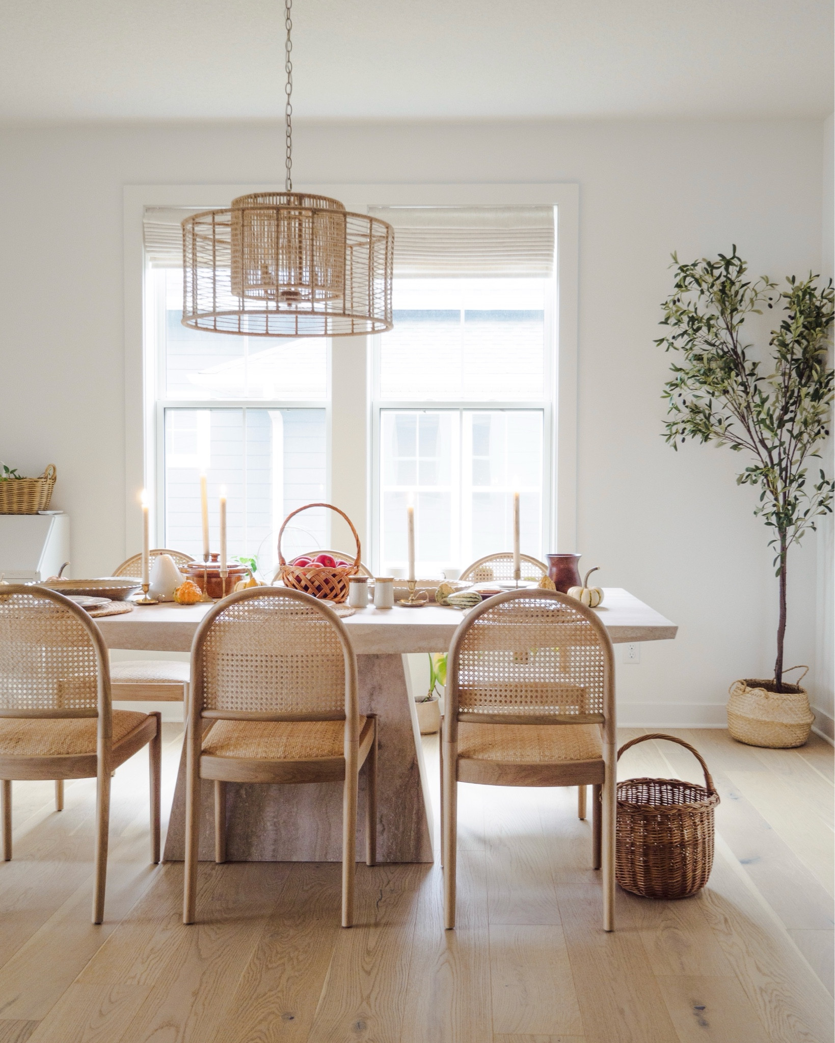 Fall tablescape dining table November thrifting goodwill modern decor

#LTKHoliday #LTKSeasonal #LTKHome