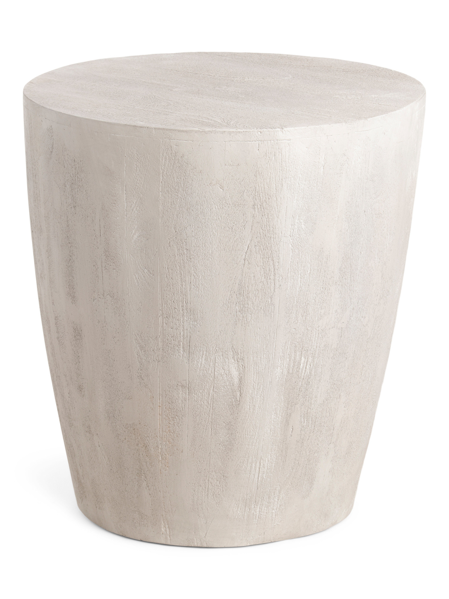 23in Sandblasted Solid Mango Wood Accent Table | Furniture & Lighting | Marshalls | Marshalls