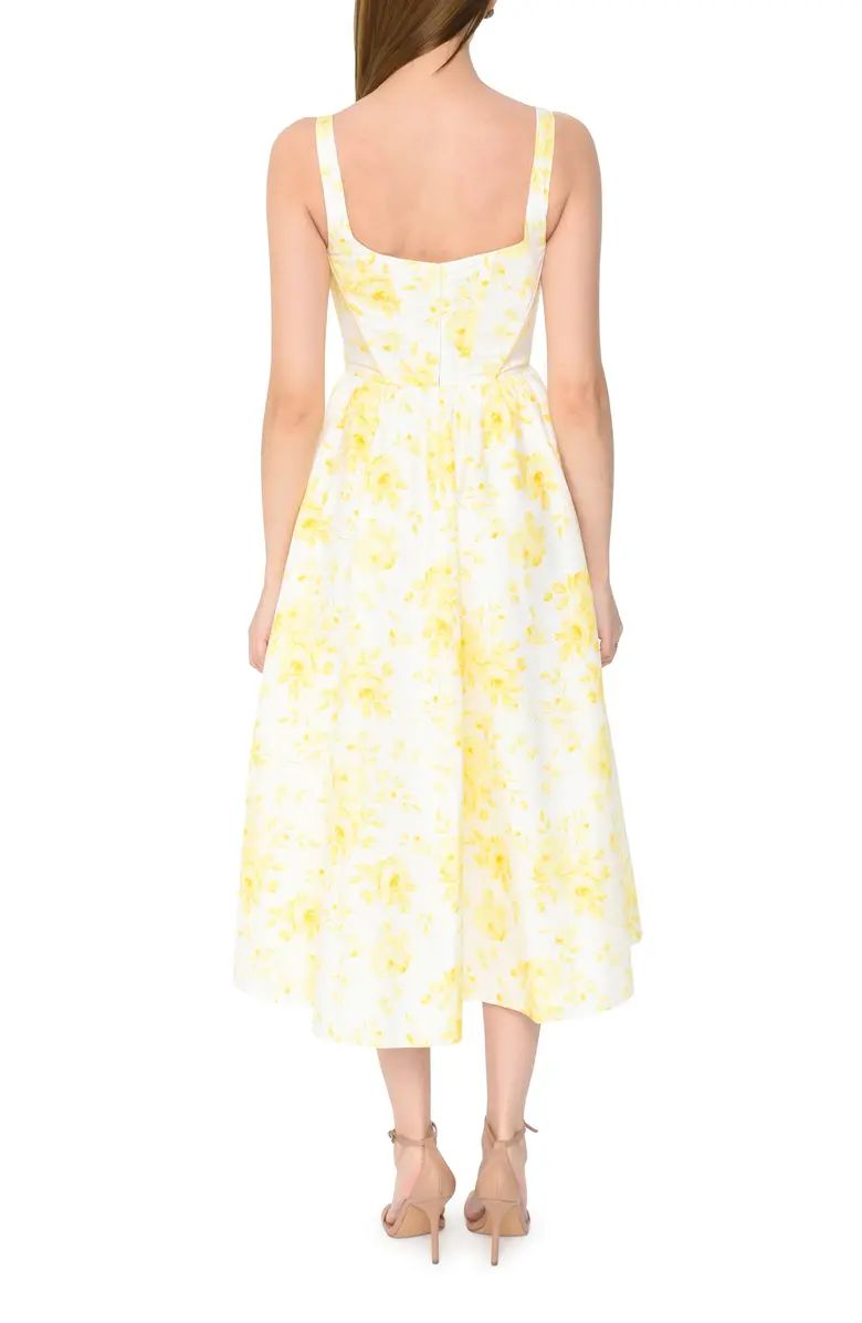 Desi Floral Print Sleeveless Stretch Cotton Maxi Dress | Nordstrom