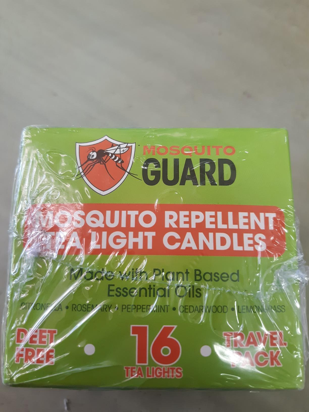 Mosquito Guard 16 Tealight Citronella Candles Outdoor Mosquito Repellent Indoors - DEET Free Mosq... | Amazon (US)