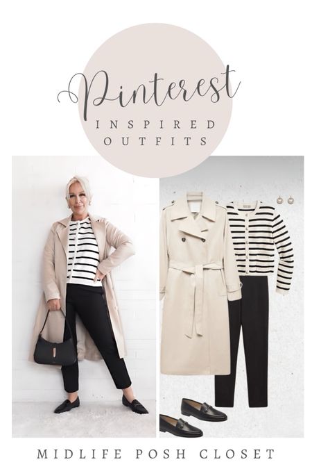 Pinterest Inspired Outfits - Striped Lady Coat Cardigan (on right is Bella Style Living):

Over 50 / Over 60 / Over 40 / Classic Style / Minimalist / Neutral / European Style


#LTKstyletip #LTKSeasonal #LTKover40