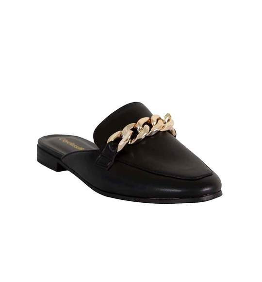 City Classified Shoes Affair Chain Mules in Black
            
              
                By ... | Glik's