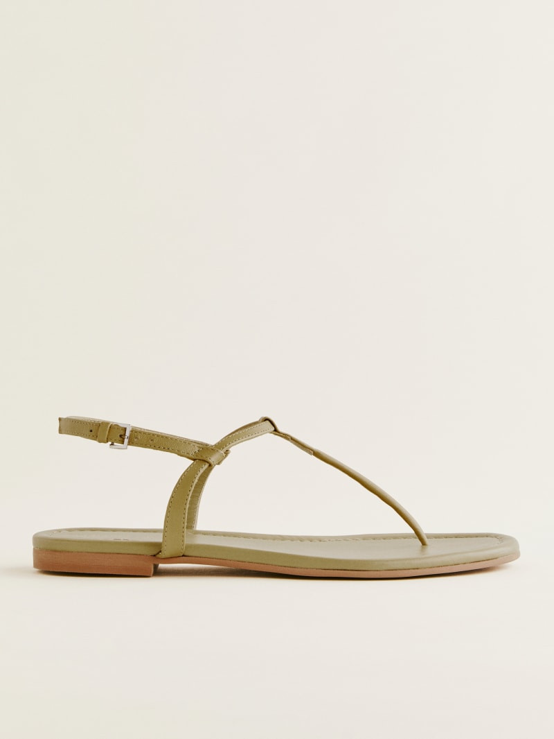 Thea T-strap Flat Sandal | Reformation (Global)