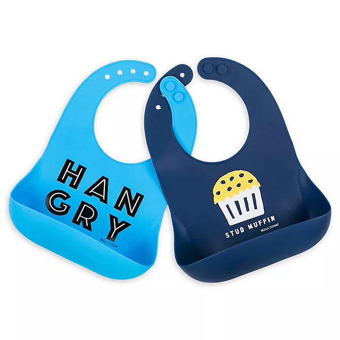 Bella Tunno 2-Piece Hangry Wonder Bib Set | buybuy BABY