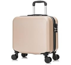 yotefe 18'' Underseat Luggage with Multi-directional Spinner Wheels Lightweight Hardshell Underse... | Amazon (US)