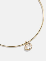 Lexi Crystal Collar Necklace - Bezel Collar Necklace | BaubleBar