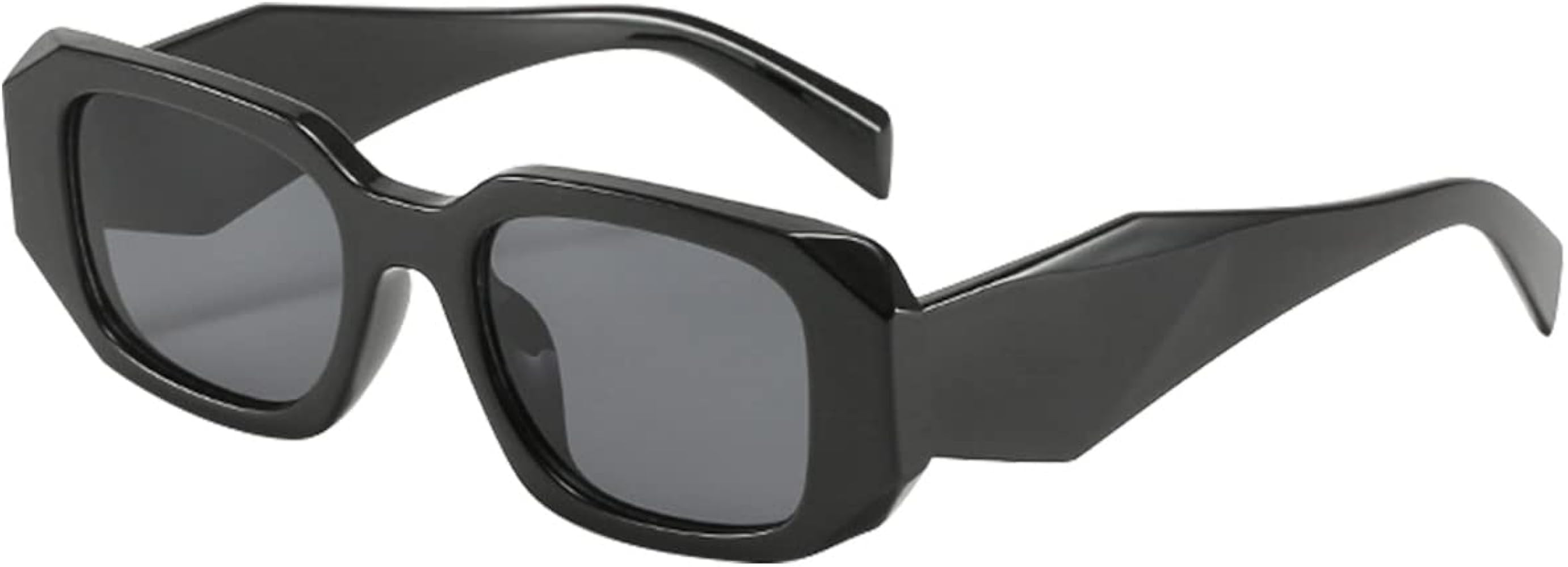 BOJOD Trendy Rectangle Sunglasses For Women Men Retro 90s Oval y2k Retangular Sunglasses Square B... | Amazon (US)