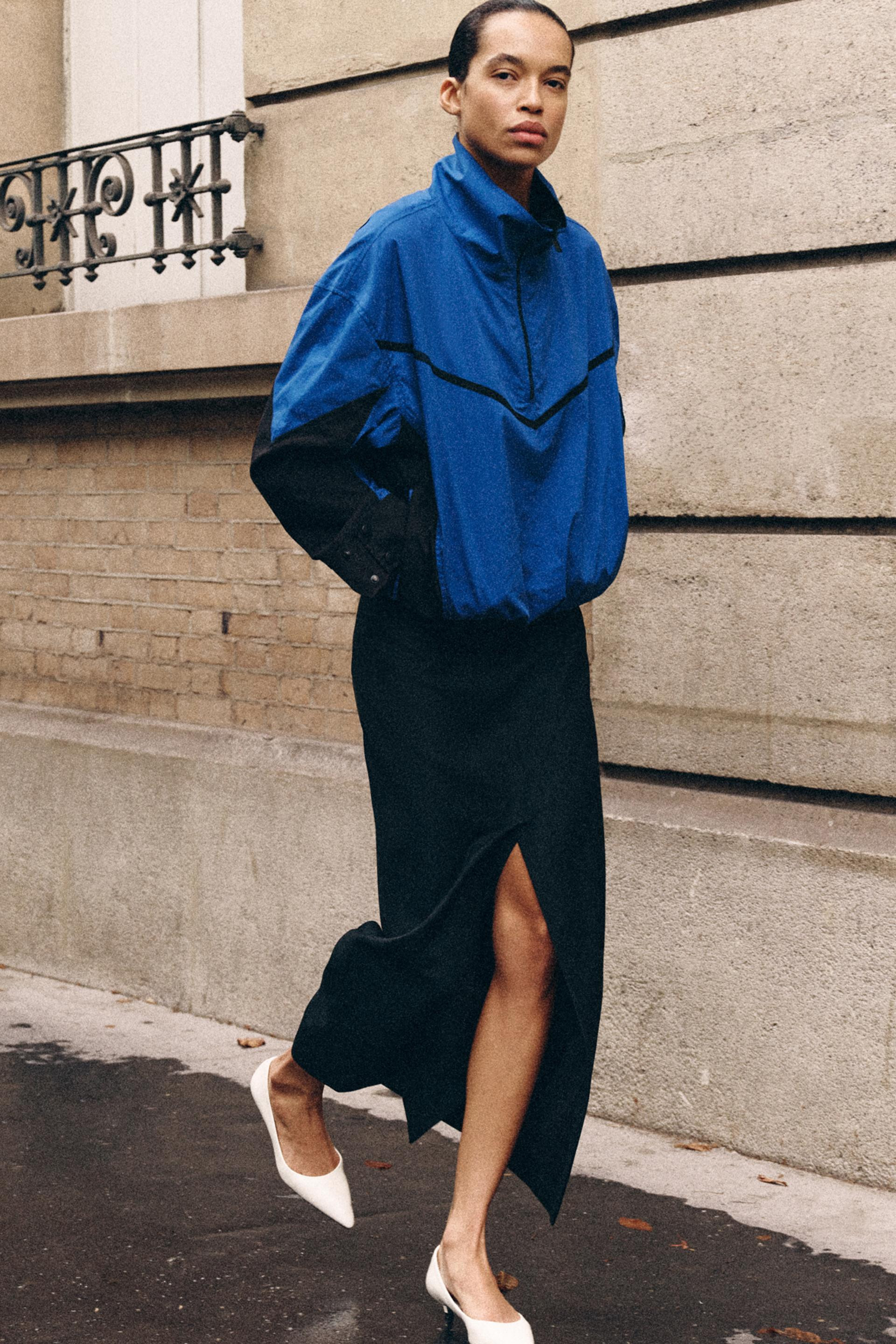 Zara - Zw Collection Combined Technical Jacket - Blue - S - Woman | Zara US