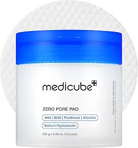 Medicube Zero Pore Pads 2.0, Dual-Textured Facial Toner Pads for Exfoliation and Pore Care with 4... | Amazon (US)