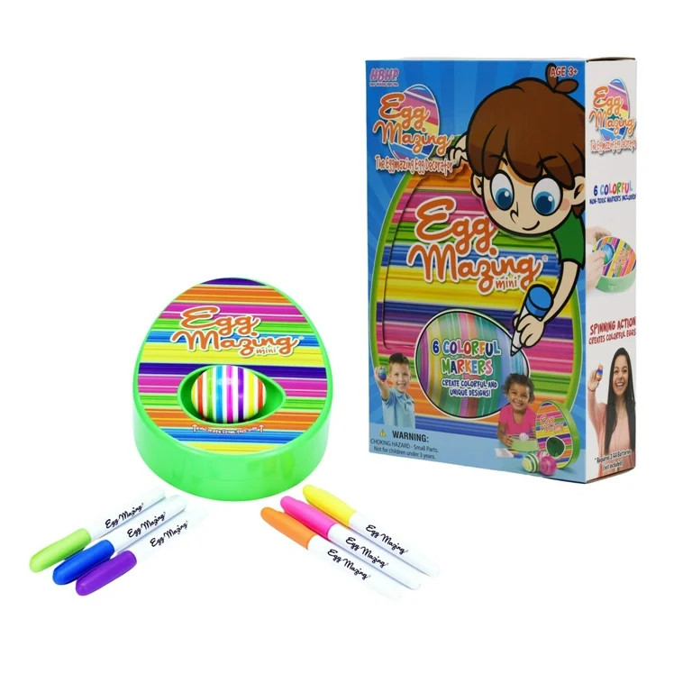 The Mini Eggmazing Easter Egg Decorating Art & Craft Kit, for Child Ages 3+, Green | Walmart (US)