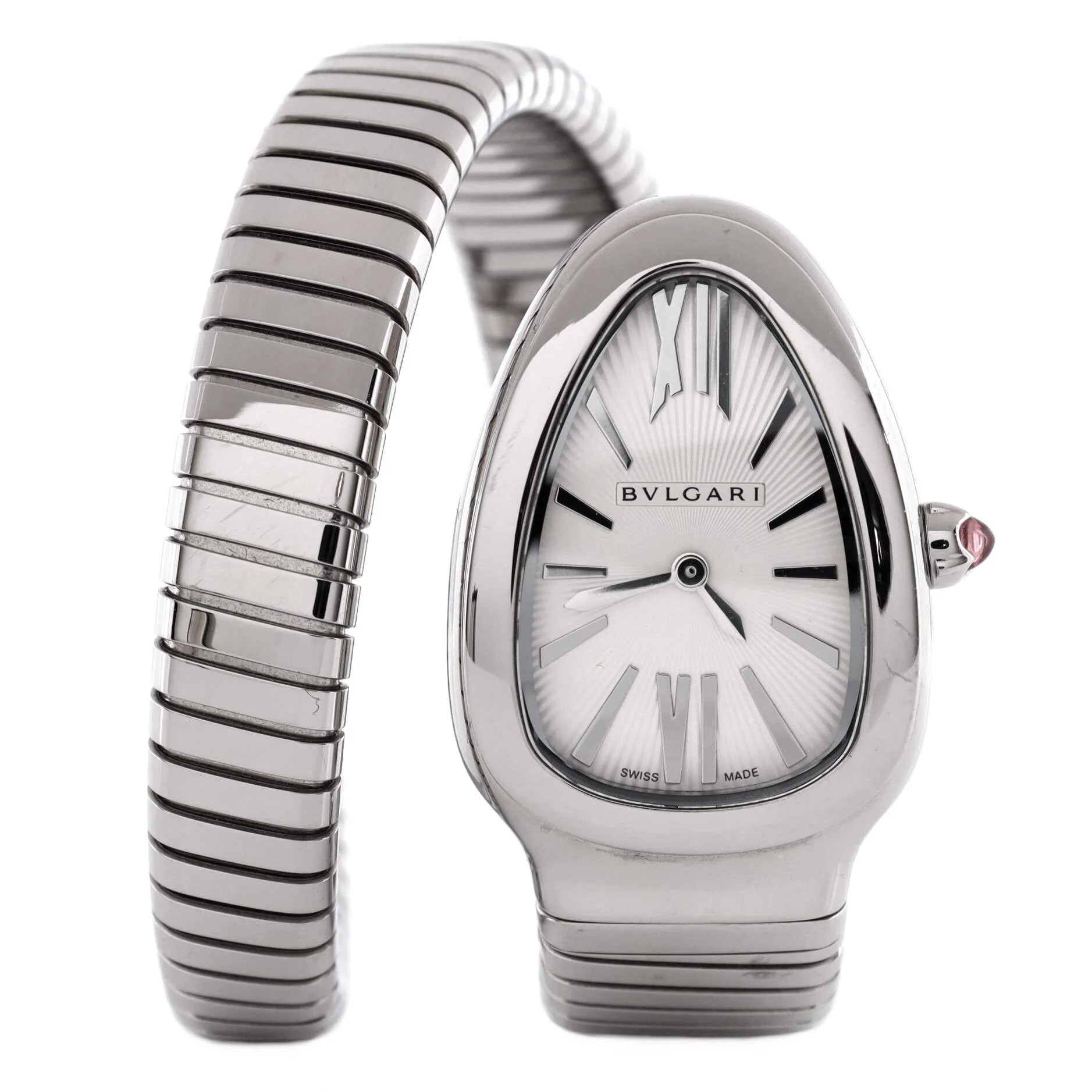 BVLGARI Serpenti Tubogas Single Spiral Quartz Watch (SP 35 S) | Rebag