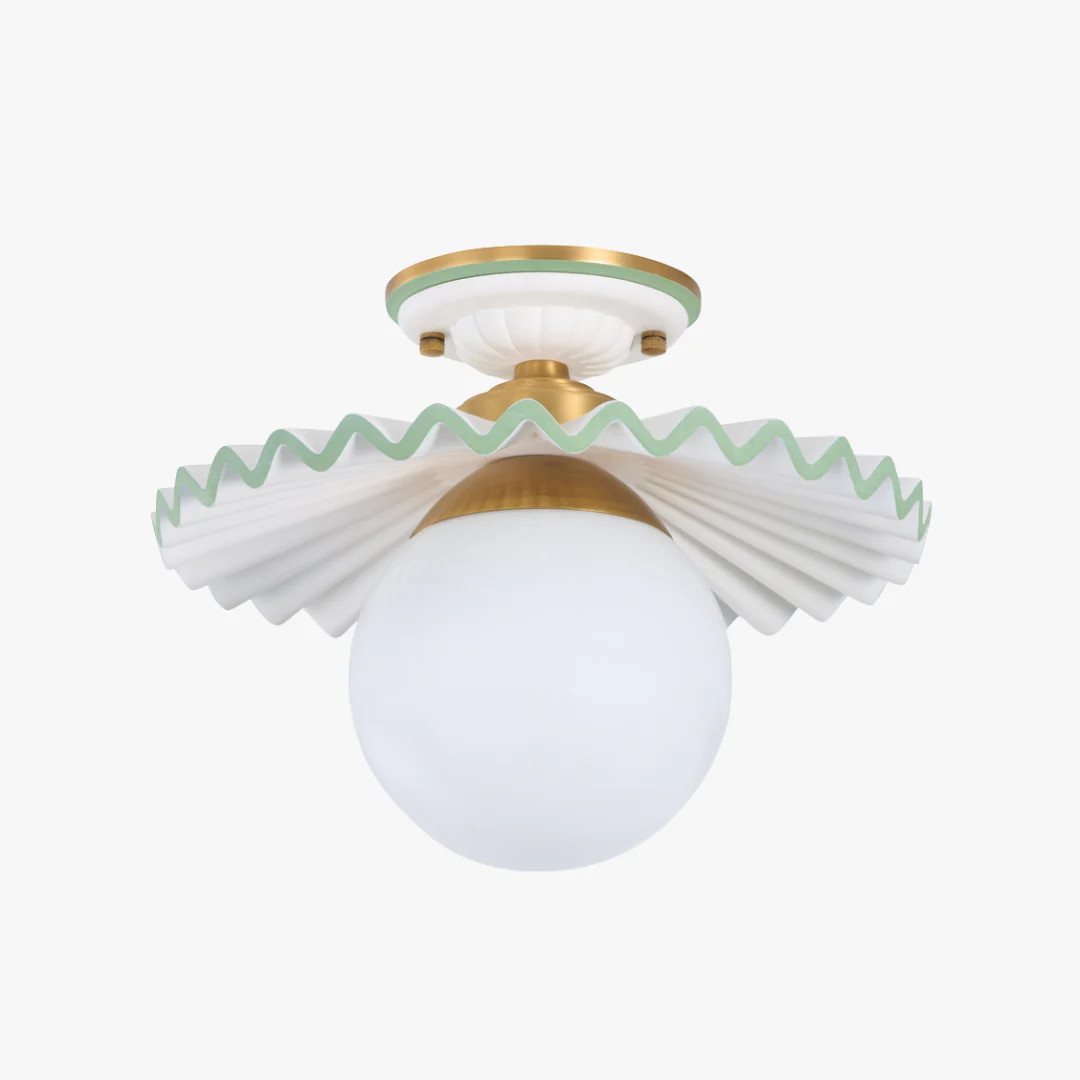 Fancy Ruffle Flushmount | Dear Keaton