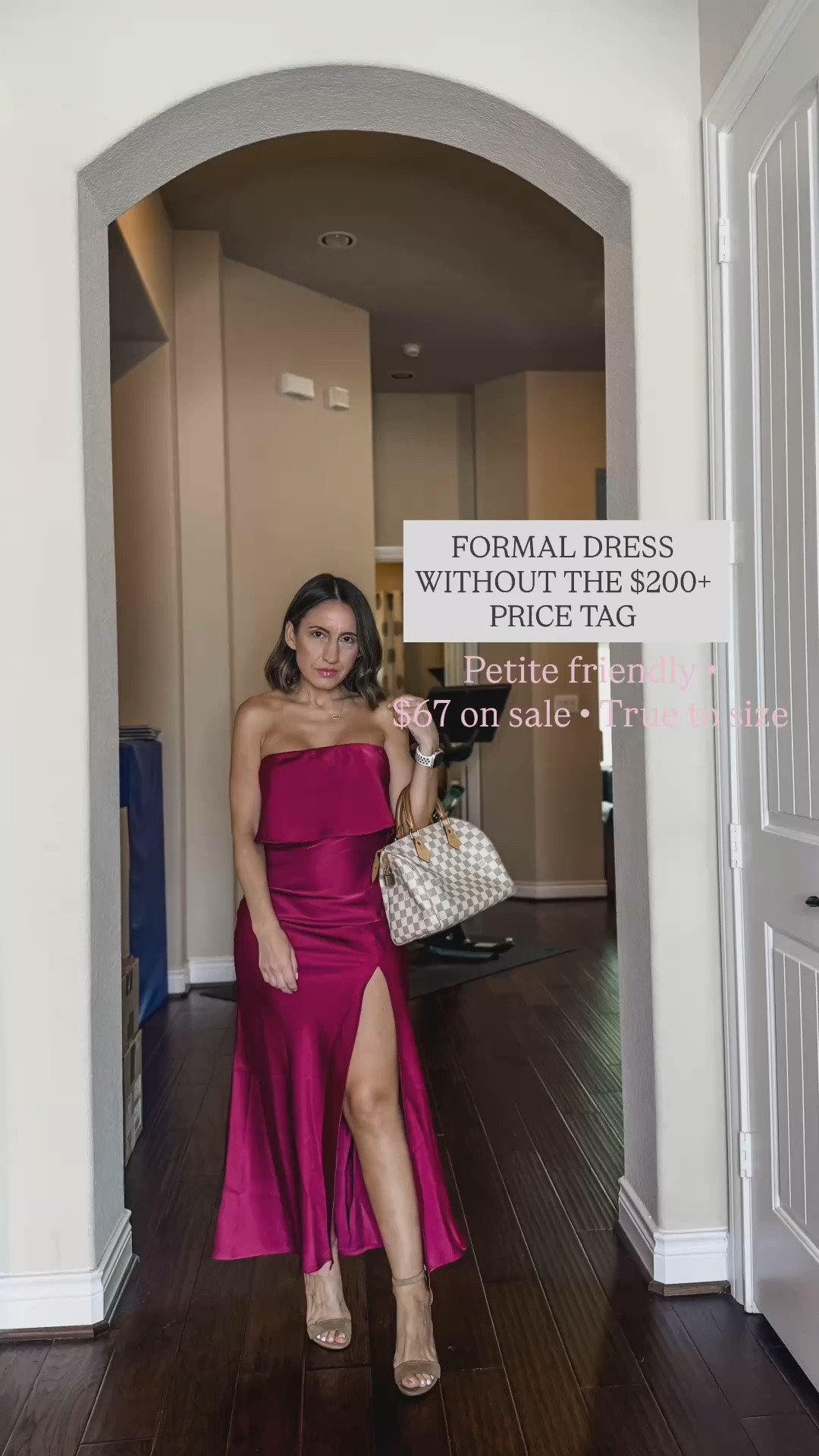 Need a formal dress that looks expensive without actually costing $200+?

The Petal & Pup Vienna dress is currently $67 at Nordstrom — and it’s one of those dresses you can pull out for multiple occasions: a gala, formal wedding, sorority formal, or any event where you need to be actually dressed up.

It’s also petite friendly, which is always a win for me.

It runs true to size, but if you’re between sizes, I’d go up.

And these Sam Edelman block heels? My favorite kind of wedding shoe — dressy enough for the occasion without requiring you to sacrifice your feet.

I linked the dress + shoes on LTK. 🤍

#LTKPetite #LTKWedding #LTKSeasonal