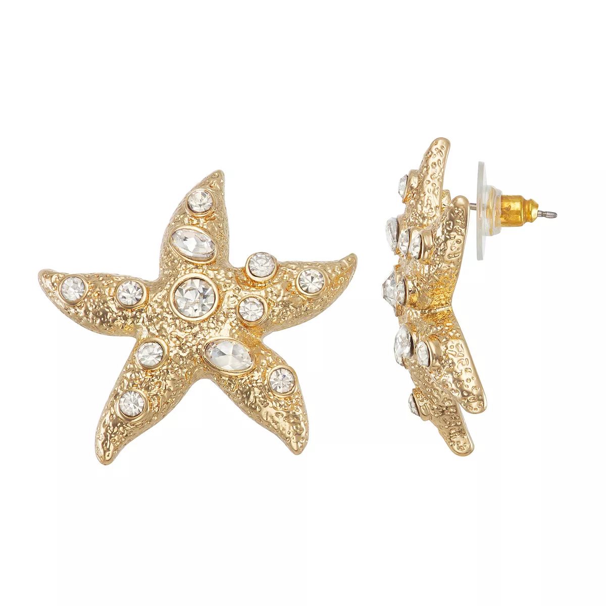 Celebrate Together™ Gold Tone Starfish Stud Earrings | Kohl's