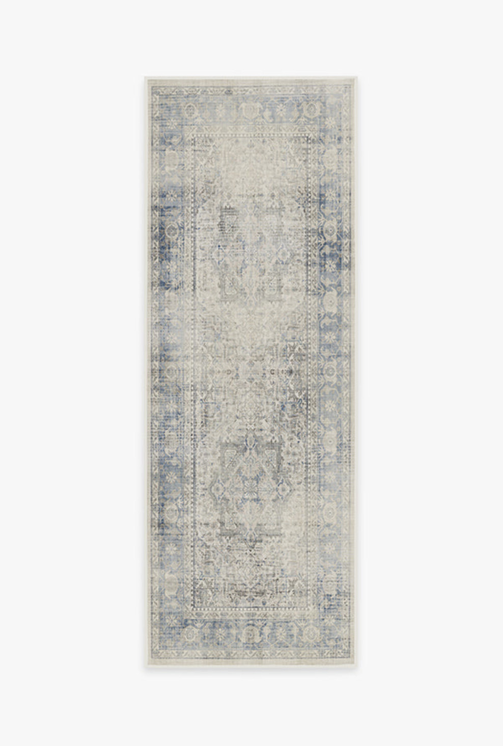 Kamran Blue Quartz Rug | Ruggable