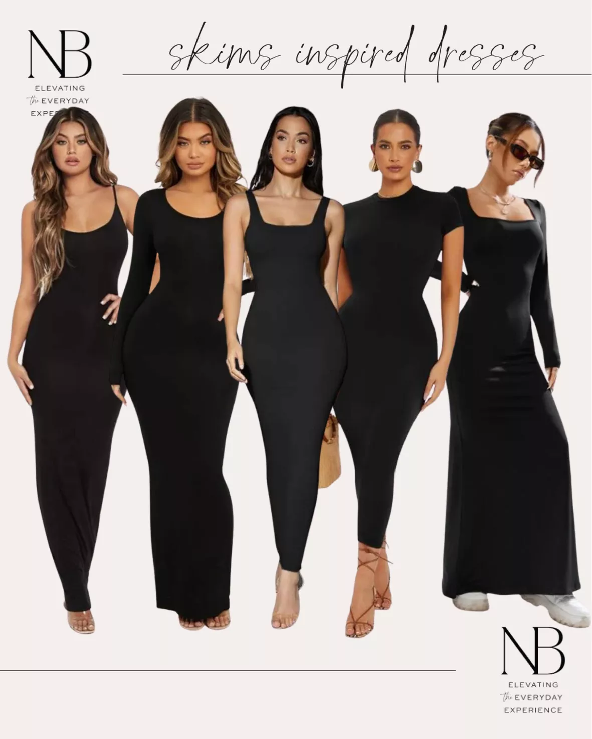SHEIN SXY Solid Maxi Bodycon Dress curated on LTK