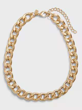 Thick Curb Chain Necklace | Banana Republic Factory