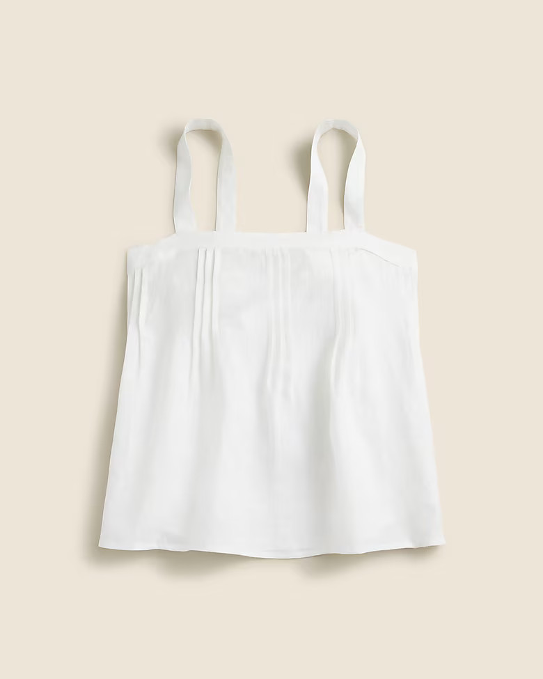 Bow-back linen top | J. Crew US