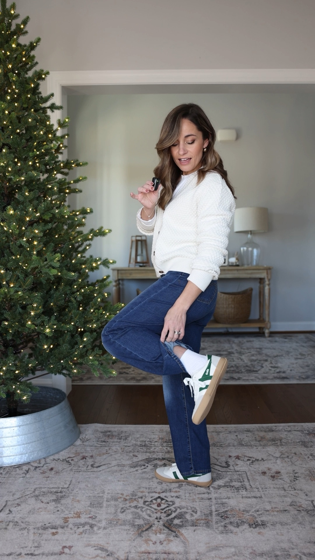 Black Friday Deals at Amazon! 

Cardigan: xs 
Socks: one size 
Sneakers: tts 
Jeans: 25 in cool agenda - true to size (I should have bought 24) the denim is lightweight and stretchy. Very high 12” rise, 27” inseam 

Dress: small - true to size, I was able to make it work for me because it’s a wrap style which makes it relatively adjustable. 

#ad #founditonamazon #WinterFavorites2025

#LTKPetite #LTKHoliday #LTKCyberWeek