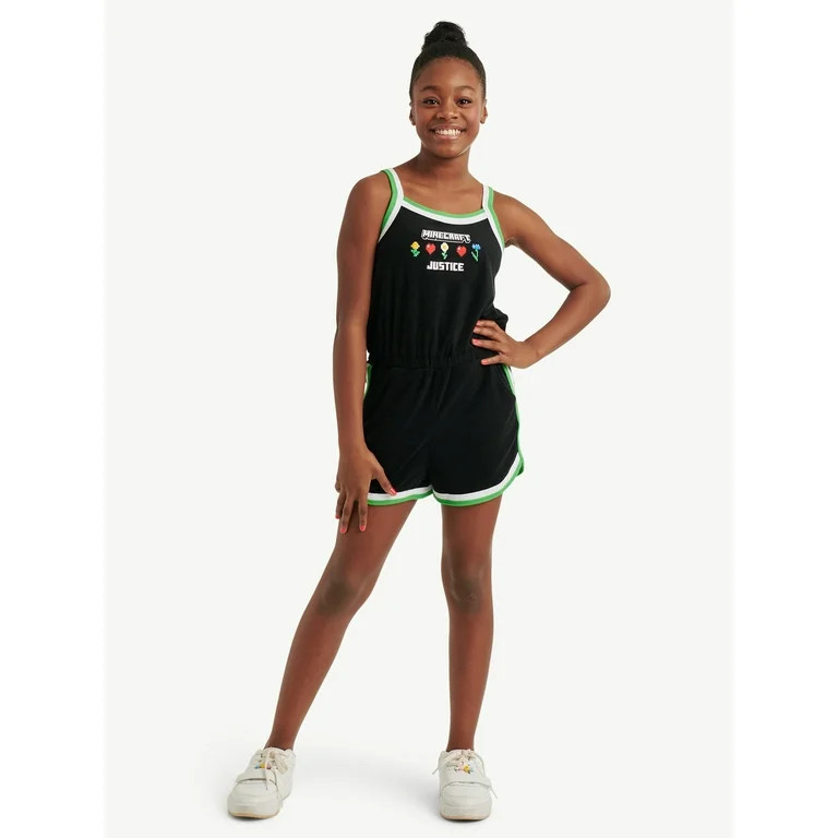 Justice Girl's Minecraft Romper, Sizes XS-XLP | Walmart (US)