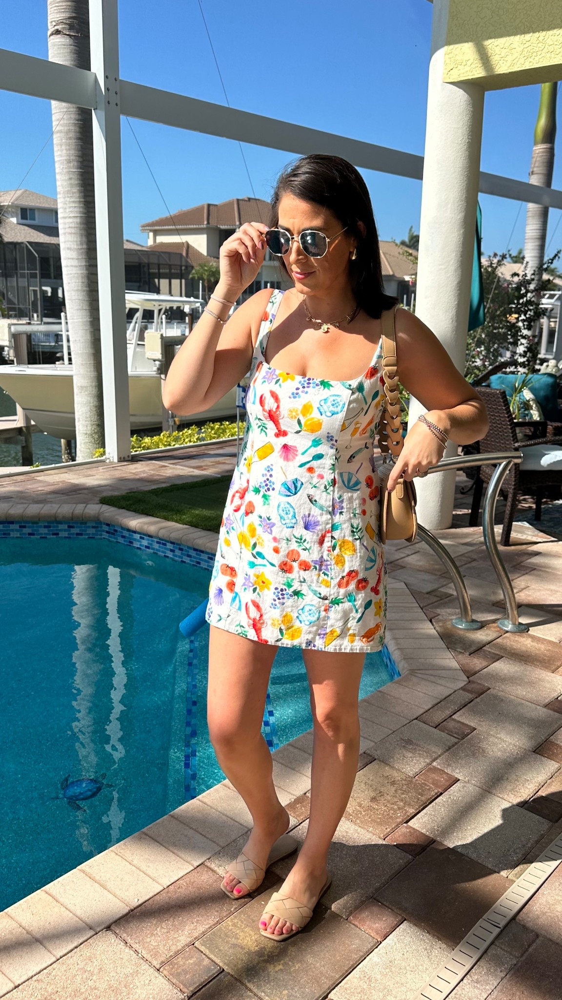 Fun little linen dress for summer 🩵🥂🦞🐚🌼

#LTKTravel #LTKStyleTip #LTKPetite