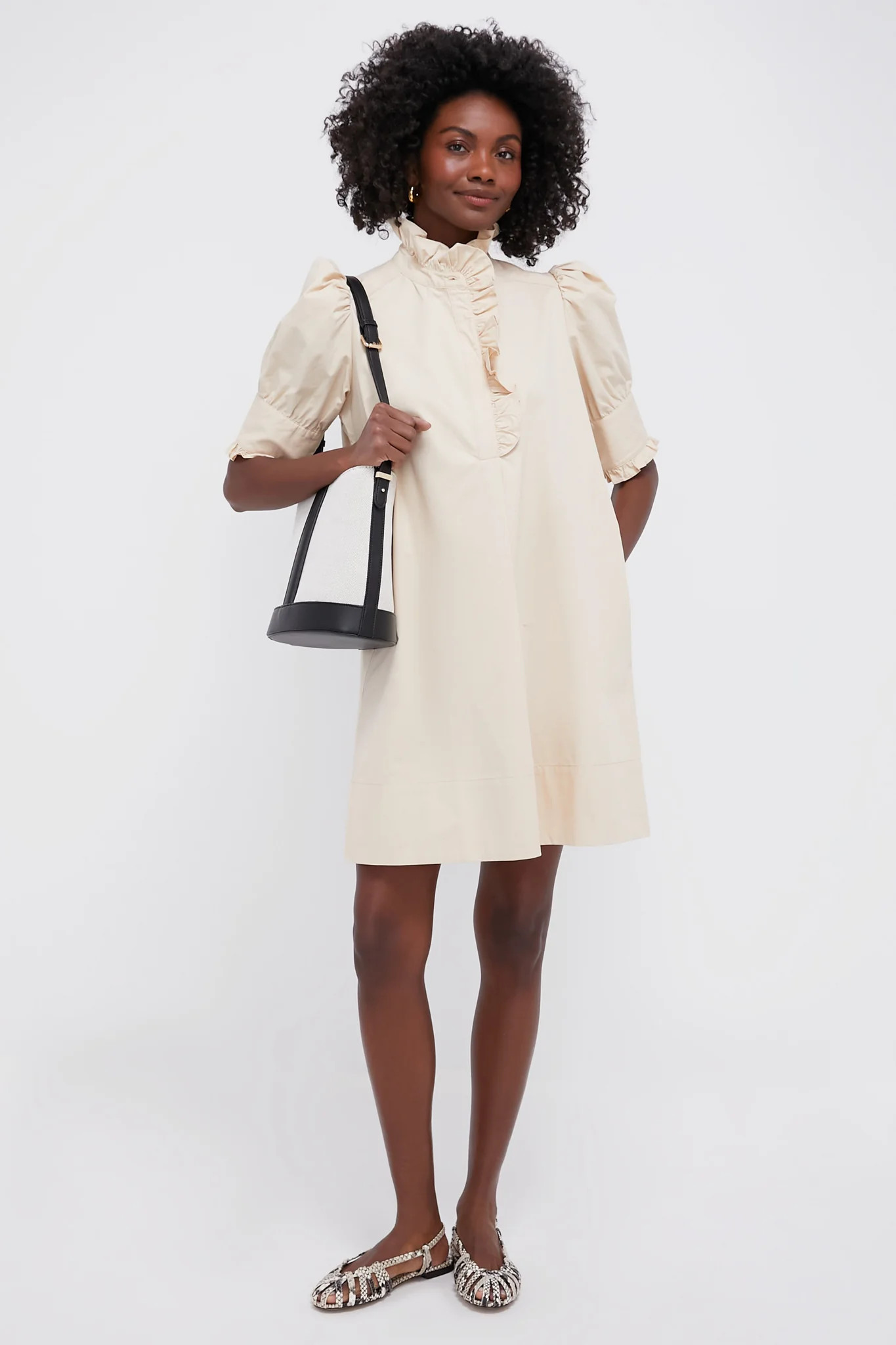 Tan Gracelyn Mini Dress | Tuckernuck (US)