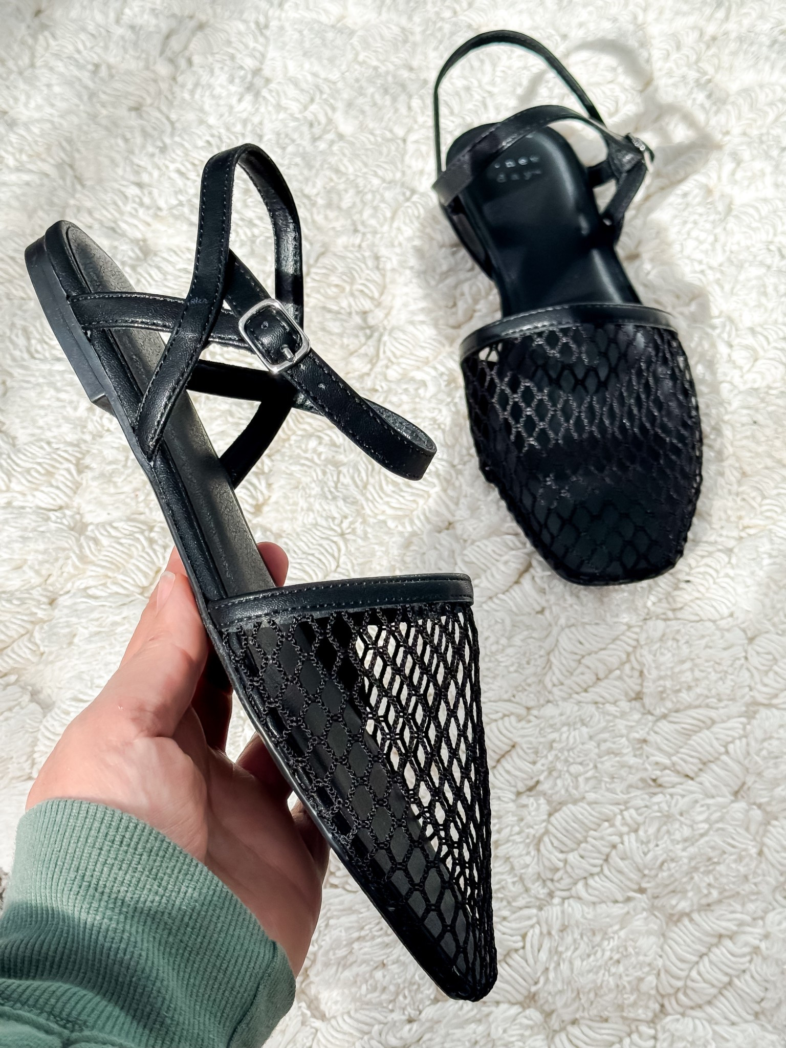 Obsessed is an understatement!! I am dying over these cute shoes for spring and summer. So fun to style and elevate any outfit. 
I sized up a half size, but probably could have just gotten my true size.

Summer Shoes •Flats • Womens Shoes • Fishnet Flats • Slingback Sandals • Summer Style

#LTKStyleTip #LTKShoeCrush #LTKFindsUnder50