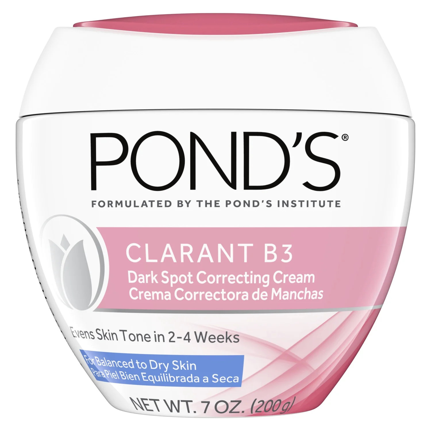 POND’S Clarant B3 Dark Spot Correcting Face Cream, Daily Moisturizer for Dry Skin – 7 oz | Walmart (US)