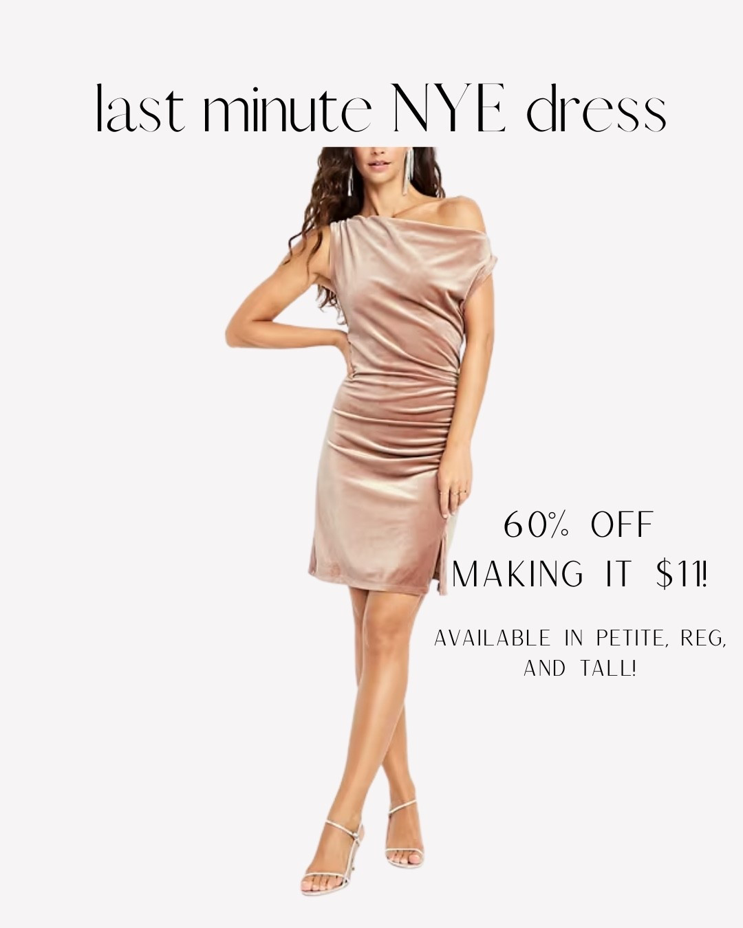 Can’t best an $11 dress! This velvet dress would be perfect for NYE! Old navy has super fast free shipping too.

Short dress, party dress, new years dress, old navy sale, old navy dress 

#LTKHoliday #LTKSaleAlert #LTKPetite