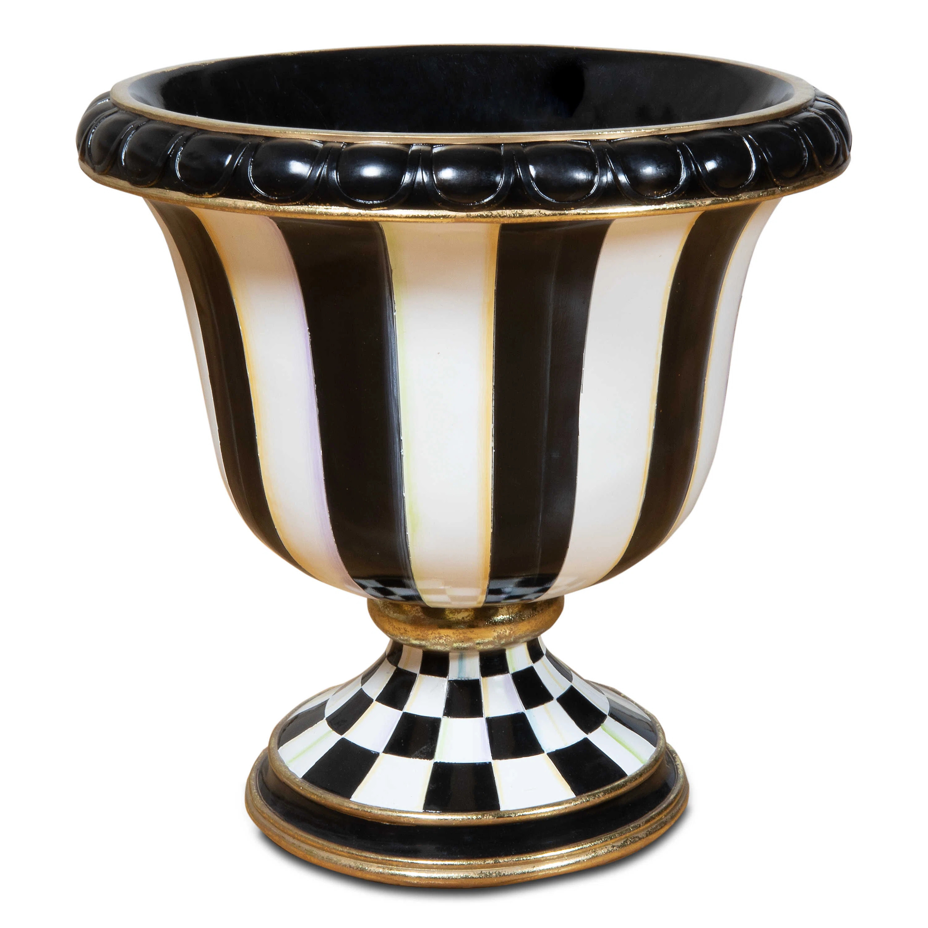 Courtly Check Stripe Urn | Wayfair North America