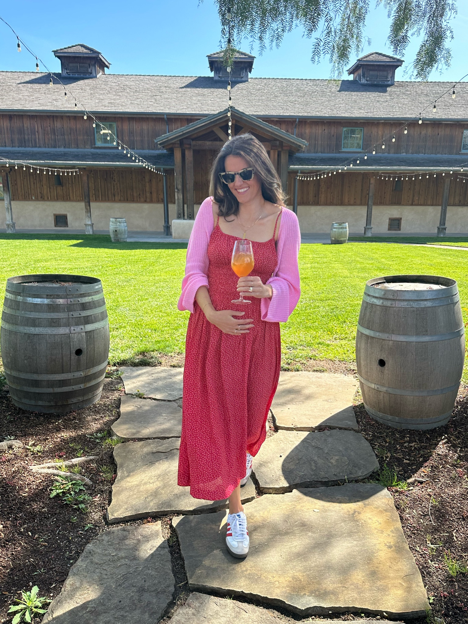 Dresses on repeat because ☀️ & 🤰🏻! Ciao Lucia is a new brand discovery for me and I am loving  their fun prints and flowy silhouettes. 

#LTKbump #LTKstyletip #LTKtravel