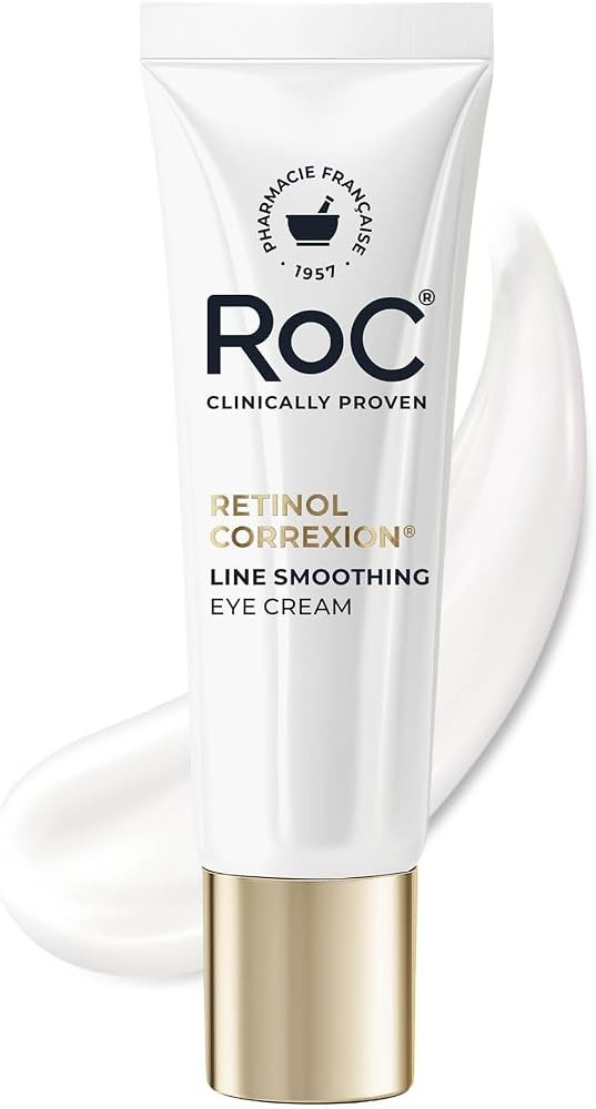 RoC Retinol Correxion Under Eye Cream for Dark Circles & Puffiness, Daily Wrinkle Cream, Anti Agi... | Amazon (US)