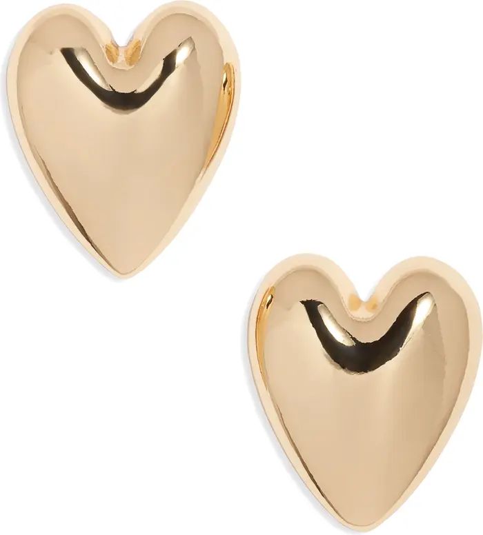 Open Edit Puffy Heart Stud Earrings | Nordstrom | Nordstrom