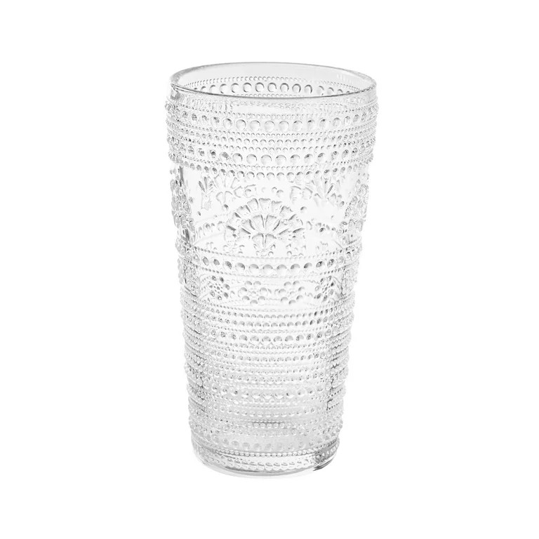 The Pioneer Woman Channing Glass 24-Ounce Cocktail Shaker with Stainless Steel Lid, Clear | Walmart (US)