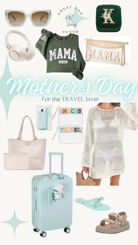 Mother’s Day is around the corner… 

If you have a travel loving Mama in your life who could use some new travel essentials for your upcoming travels then this round up is for you! 

All items here are under $100 including the suitcase 

Purse | Tote is vegan leather and so soft 

Cozy beach or lake layers with lots of travel organization options! 

Don’t forget the noise canceling headphones, phone charger in her favorite color, and amazing sandals that go with everything! 

Many items on sale and all will arrive before Mom’s weekend! 

✨Luxe vibes for less ✨

✈️ ✨🫶 Happy Mother’s Day 
Kelly 

#LTKSeasonal #LTKtravel #LTKfindsunder100