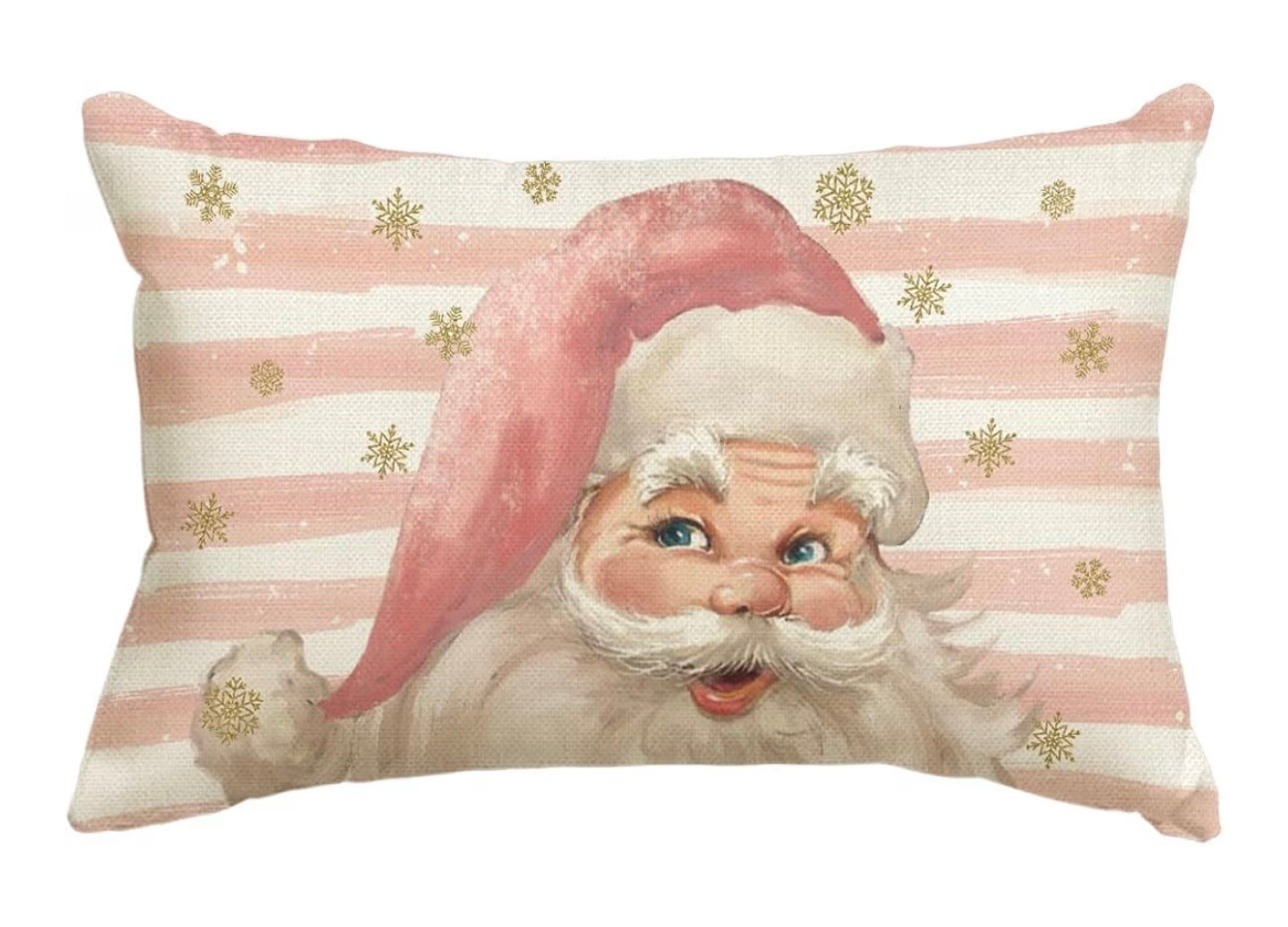 Adorable pink 🎅🏻 pillow ❄️🩷

#LTKHome #LTKSeasonal #LTKHoliday