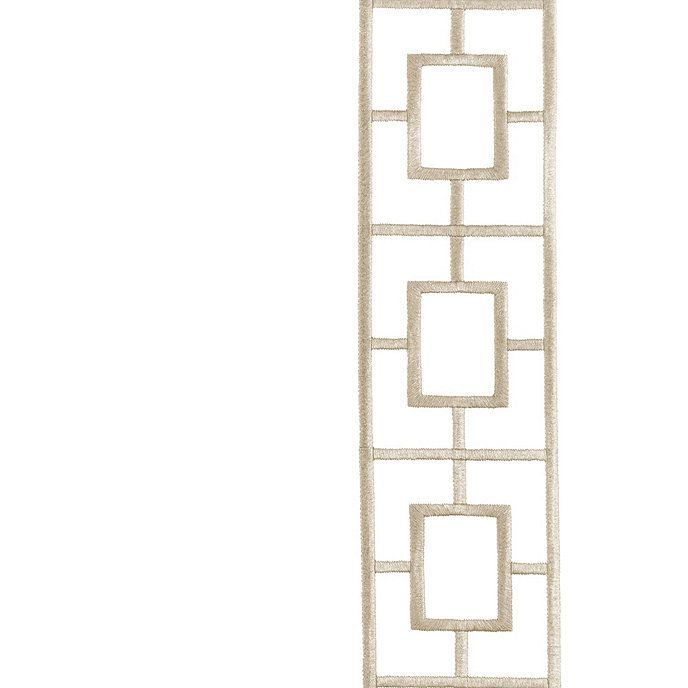 Embroidered Square Trellis Panels - Set of 2 | Ballard Designs | Ballard Designs, Inc.