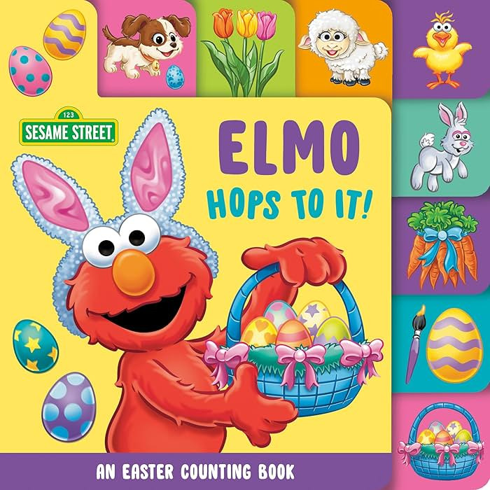 Elmo Hops to It! An Easter Counting Book (Sesame Street) (Sesame Street Board Books) | Amazon (US)