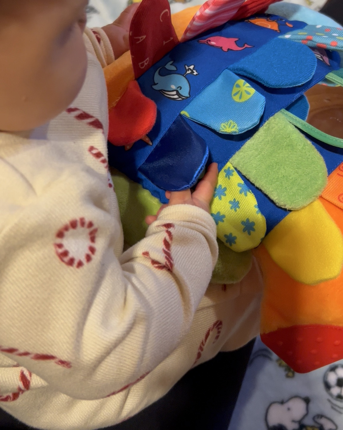 Christmas Gift Idea. 0-9 Month Sensory Toy. 

Melissa & Doug K’s Kids, Flip Fish Stuffed Animal, Soft Baby Book, Multi-Textured Squeaking & Crinkling Infant Sensory Toys for Babies with Baby Mirror, Tummy Time Toys for Infants Ages 0–9 Months

#LTKCyberWeek #LTKHoliday #LTKBaby