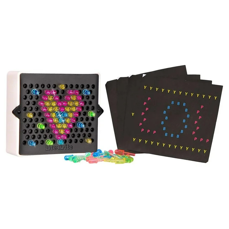 Lite Brite - Mini 3.5" - Includes 4 Templates and 80 Colored Pegs | Walmart (US)