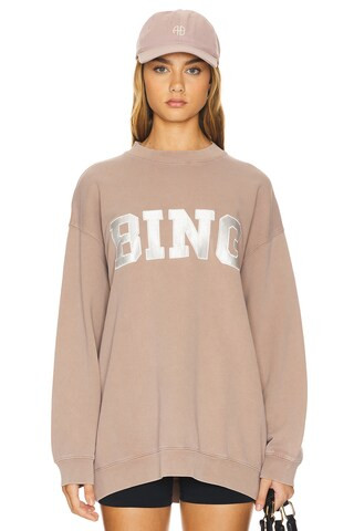ANINE BING Tyler Sweatshirt in Washed Iron from Revolve.com | Revolve Clothing (Global)