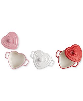 Small Heart Stoneware Cocottes, Set of 3, Created for Macy's | Macys (US)