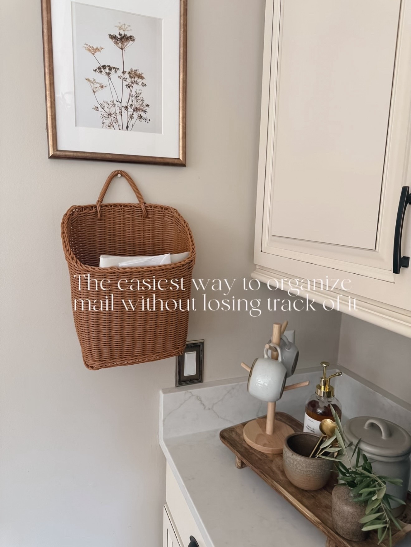 Finally found a simple, stylish way to keep mail and papers off our counters without misplacing anything.

This basket is my new go-to for keeping things organized, accessible, and out of sight!

#LTKStyleTip #LTKFindsUnder50 #LTKHome