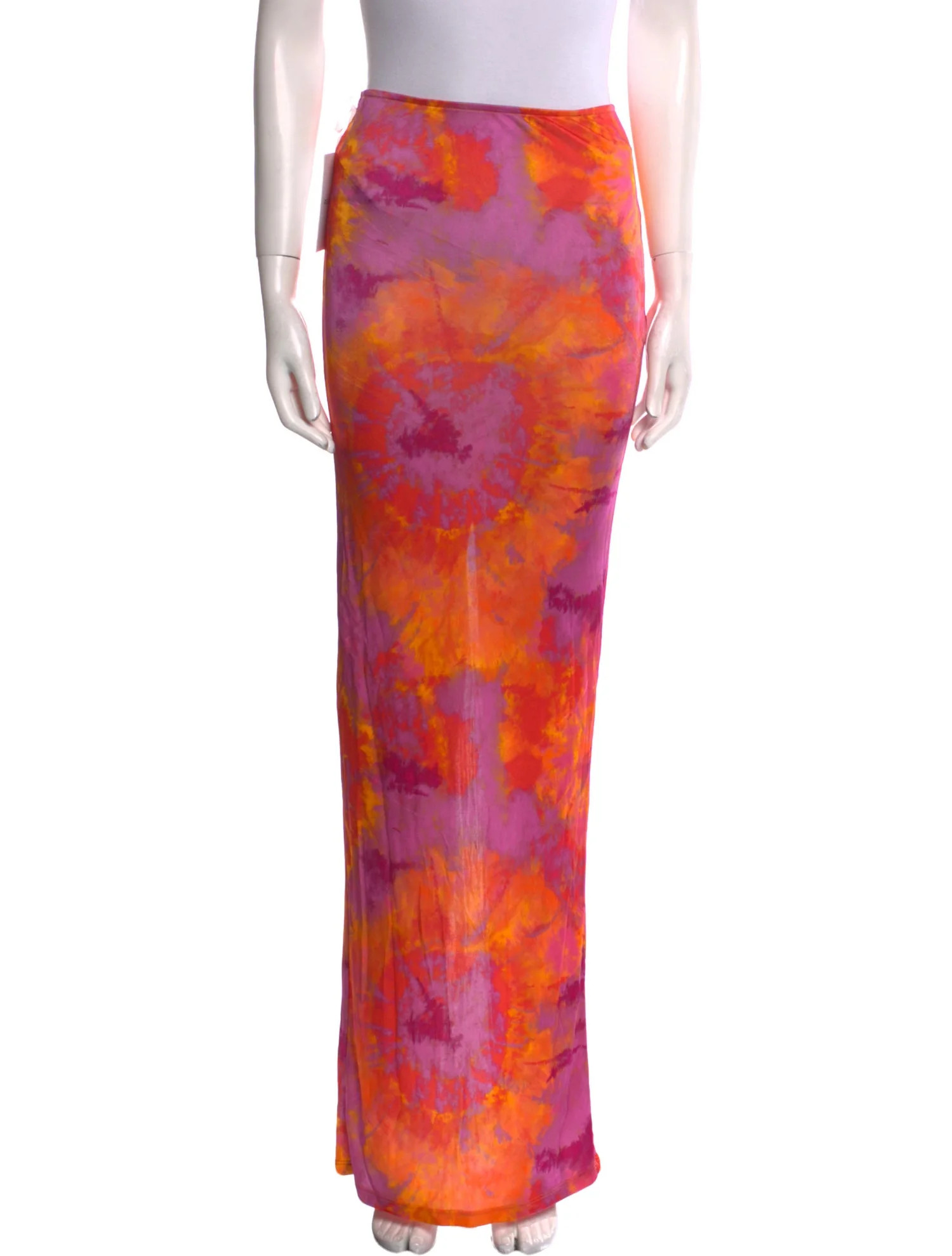 Tie-Dye Print Long Skirt w/ Tags | The RealReal
