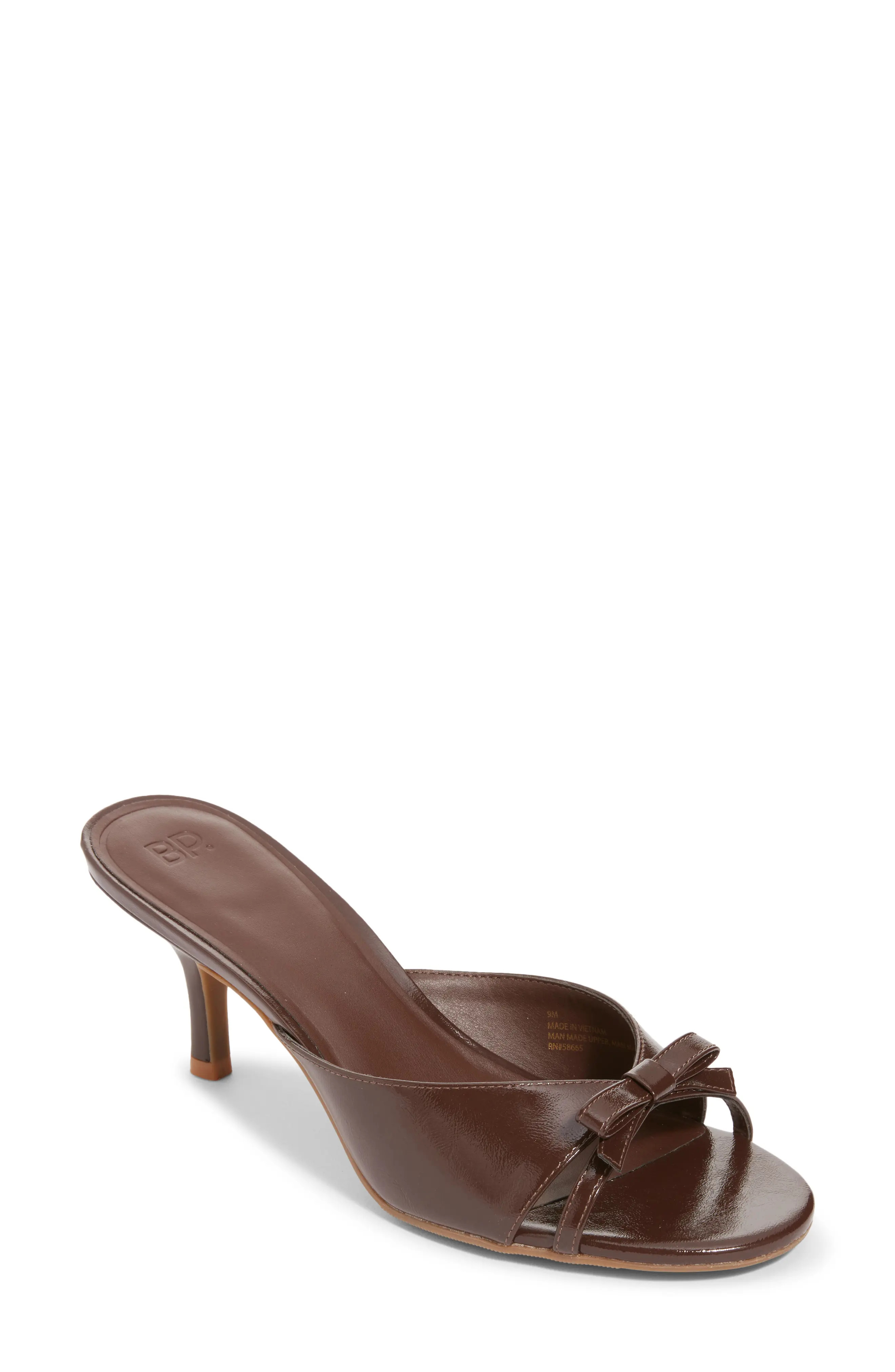 BP. Zaya Heeled Sandal in Black at Nordstrom, Size 8 | Nordstrom
