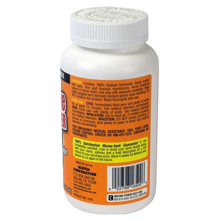 Instant Power Crystal Lye Drain Opener, 1 Count, 16 oz - Walmart.com | Walmart (US)