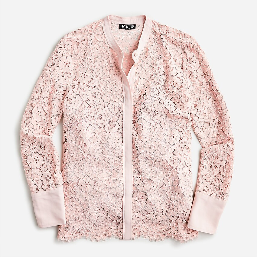 Button-up lace top | J. Crew US