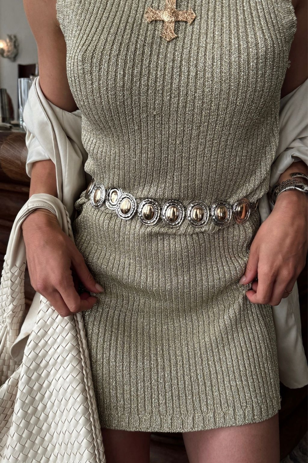 Bailey Gold and Silver Statement Belt | 12th Tribe